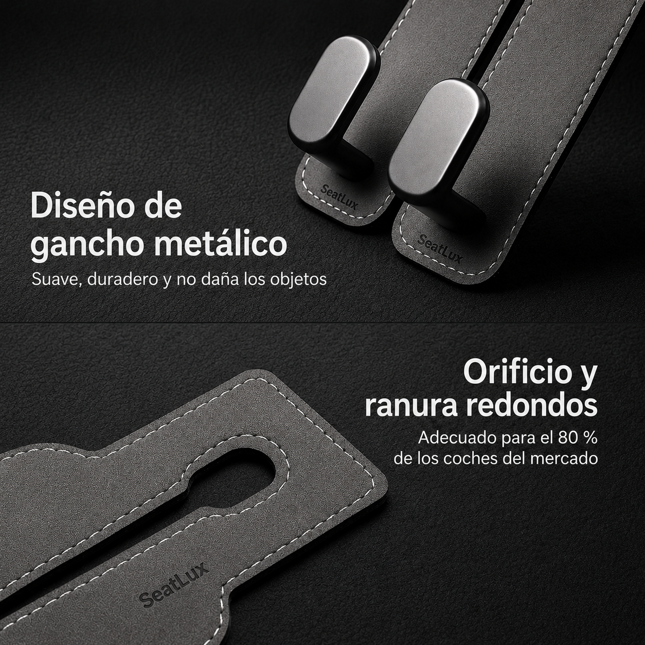 SeatLux Hook — Organizador Elegante para Coche