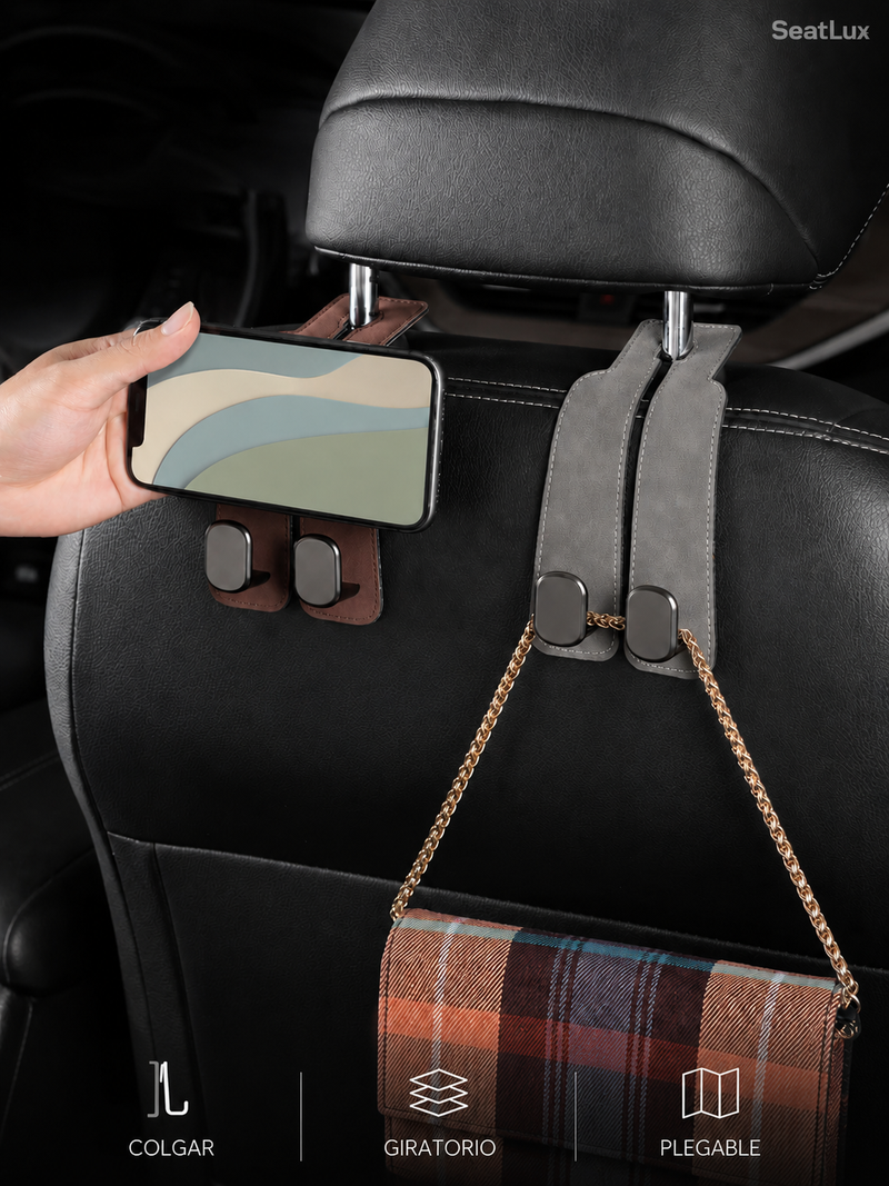 SeatLux Hook — Organizador Elegante para Coche